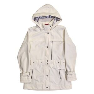 Obermeyer Ski Jacket Womens Size M Winter Coat White Skiing Sports Snowboarding